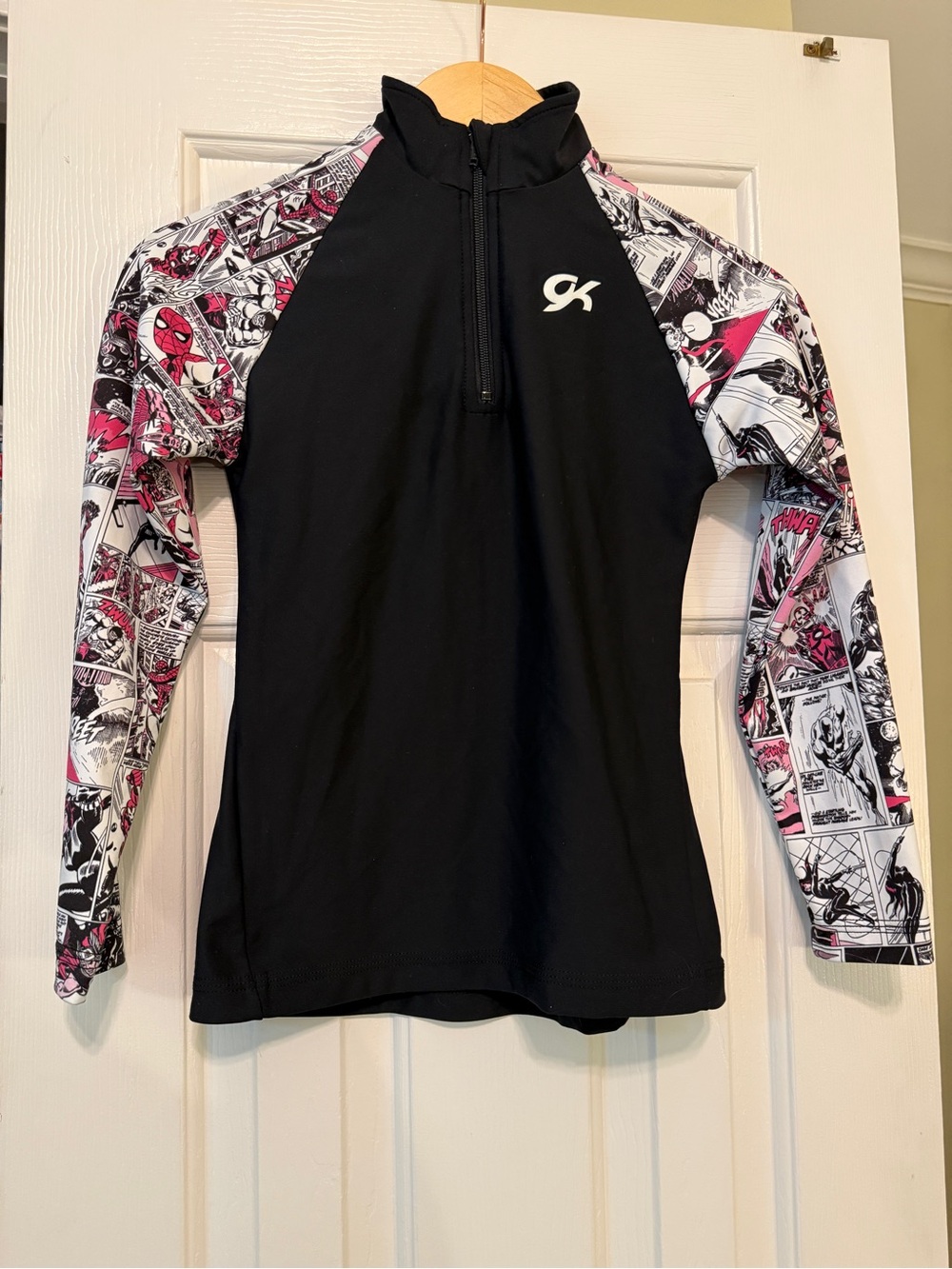 GK Elite Quarter-Zip Gymnastics Warm-Up Top – Child Medium